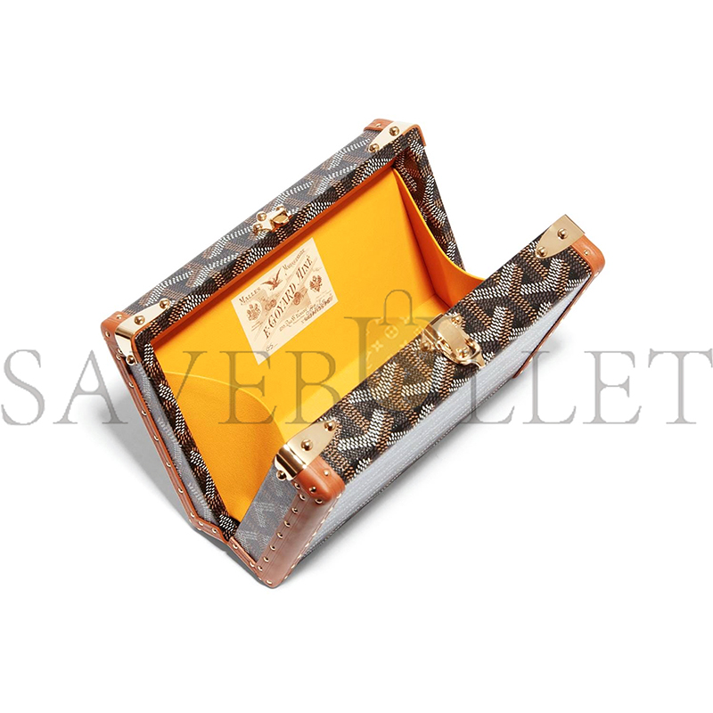 GOYARD MINAUDIÈRE TRUNK BAG MINA08PMLTY01CL03O (17*11.5*5.5cm)